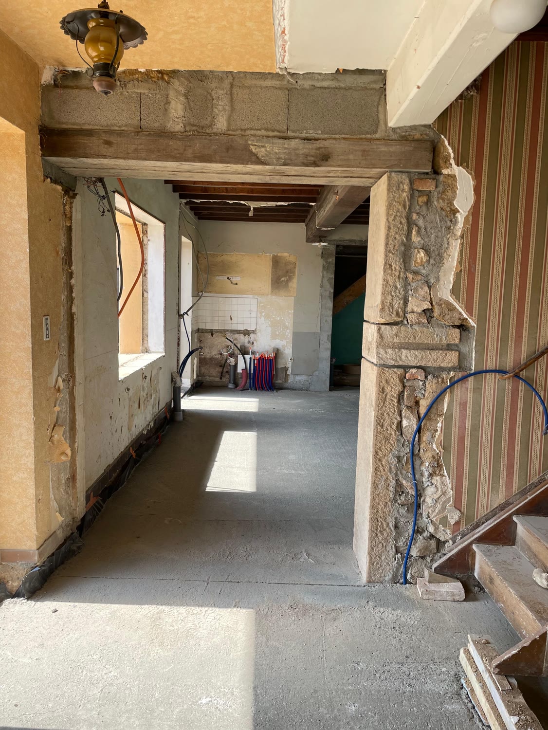 Ouverture entre deux pièces