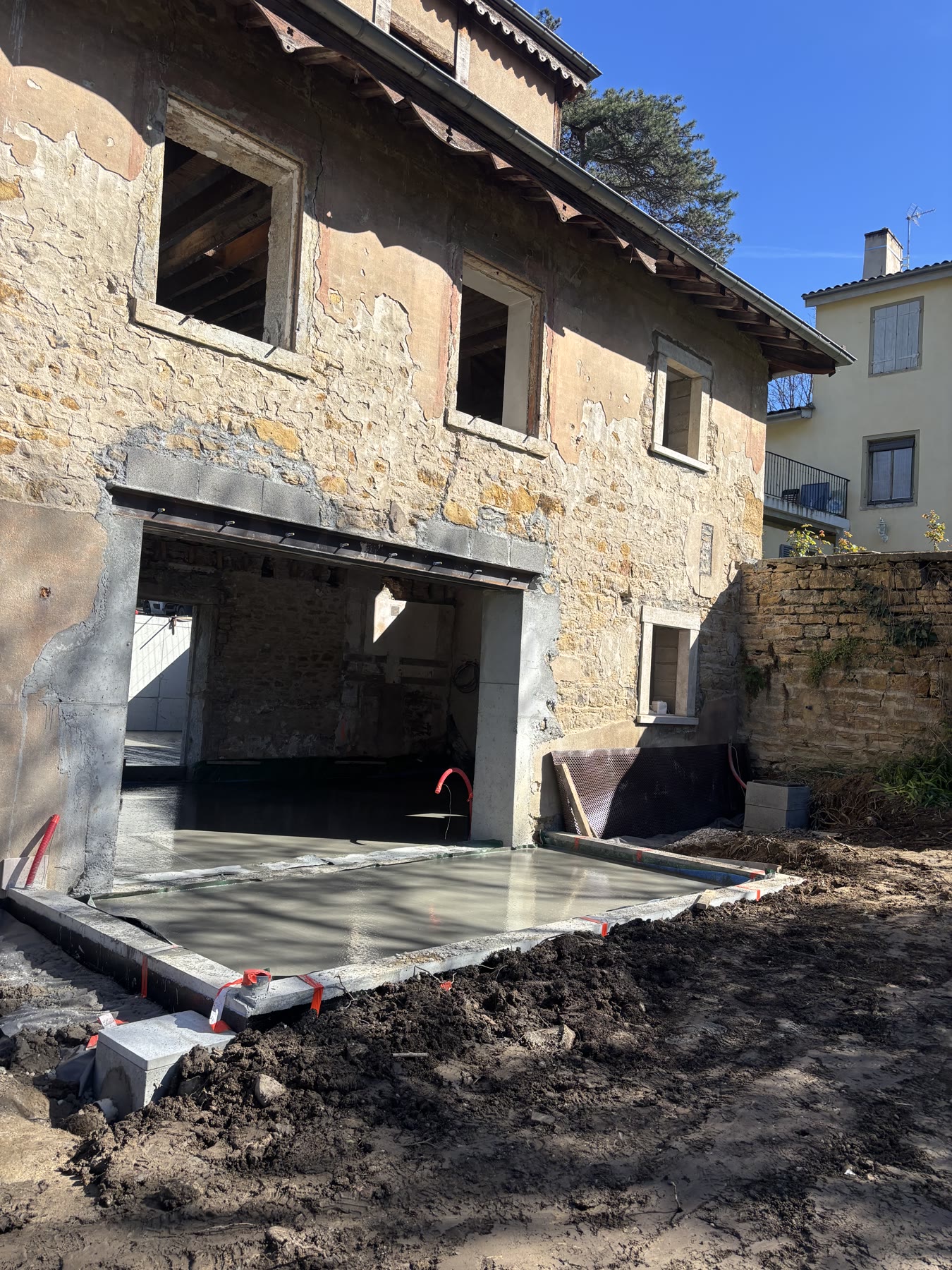 Réhabilitation de façade en pierre